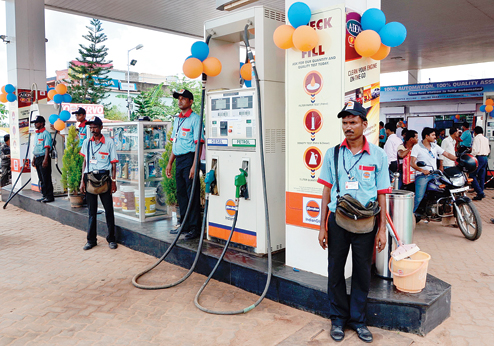 petrol filling stations