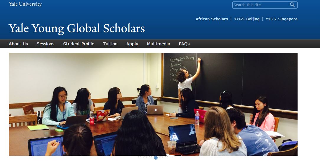 yale young global scholars