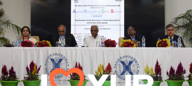 Annual Research on Cities Summit – Xavier Center for Urban Management and Governance