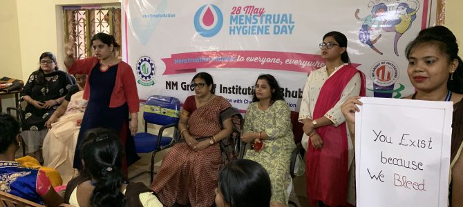 NMIET Bhubaneswar observes Menstrual Hygiene Day in Patrapada Village
