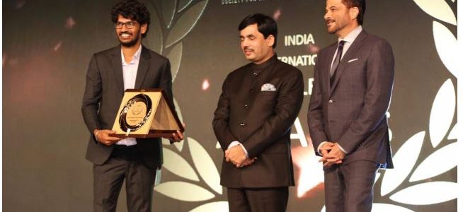 Amrutendu Baral a young filmmaker from Odisha received the prestigious India International Excellence Award at Dubai