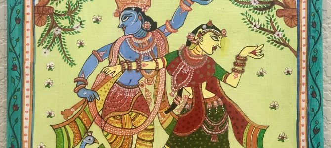 This is how Pattachitra paintings are made.
