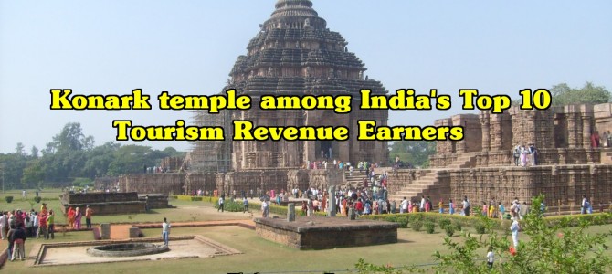 Konark Sun Temple is in top Ten monuments of India that earn most travellers