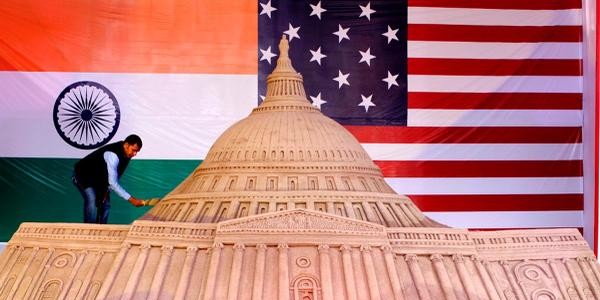 Sudarshan from Odisha creates Sandart in Gujarat to promote Indo US ties