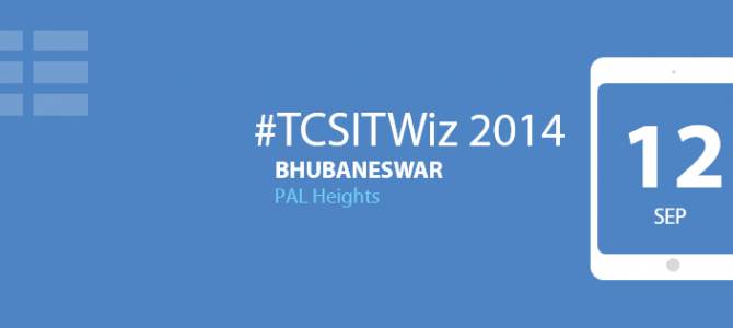 Bhubaneswar Edition of TCS IT Wiz – Quiz for School children on sept 12