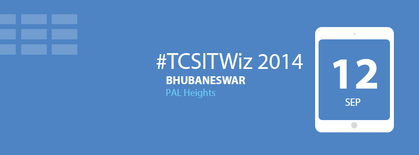 TCS IT wiz bhubaneswar sept 12