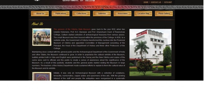 Some improvements in Odisha State Museum Website Some improvements in Odisha State Museum Website