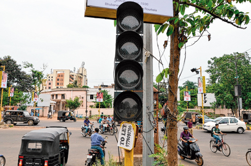 ram mandir sqaure traffic signal