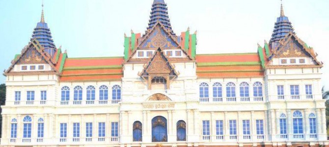 Grand Palace of Bangkok replica in Bhubaneswar Durga Puja Pandal