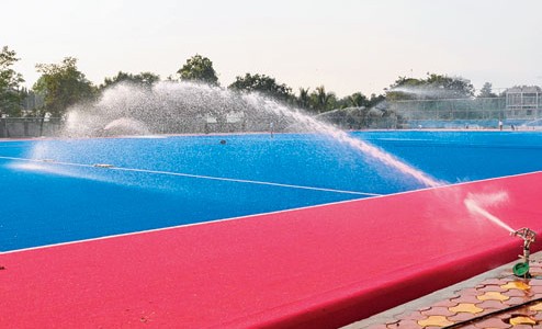 Practice Turf Ready to welcome international stars of Hockey to city