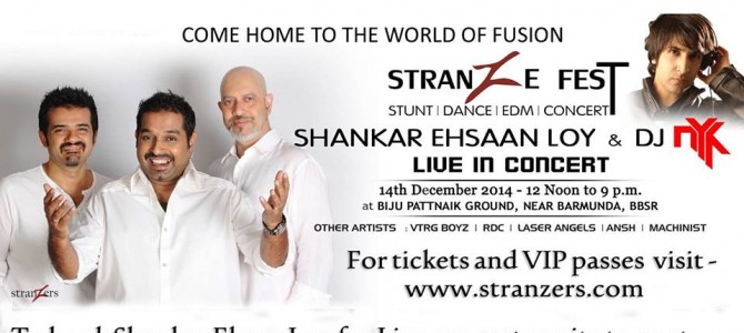 Shankar Ehsan Loy Live at Bhubaneswar …this dec