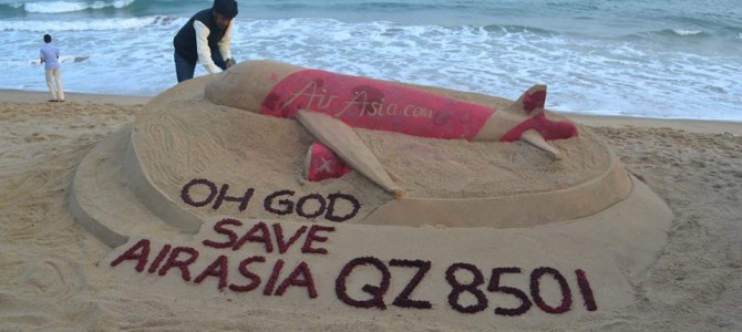 Sandart in Gopalpur beach Odisha on AirAsia missing Flight