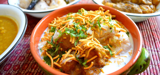 Odia Food: Dahi Bara Aloo Dum (Recipe from blog The Turmeric Kitchen) Odia Food: Dahi Bara Aloo Dum (Recipe from blog The Turmeric Kitchen)