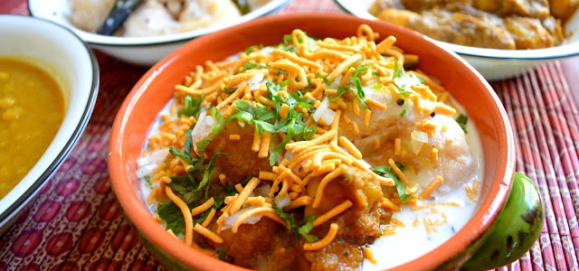 Odia Food: Dahi Bara Aloo Dum (Recipe from blog The Turmeric Kitchen)