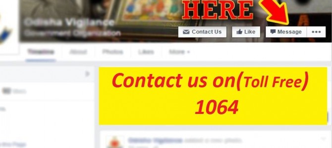 Odisha Govt launches Anti Corruption Helpline and Facebook page for complaints Odisha Govt launches Anti Corruption Helpline and Facebook page for complaints