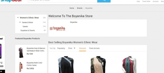Snapdeal partners with Odisha to sell Utkalika and Boyanika Products