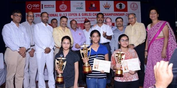 Odisha girl Anwesha wins Silver in National U-13 Chess Championship in Gurgaon