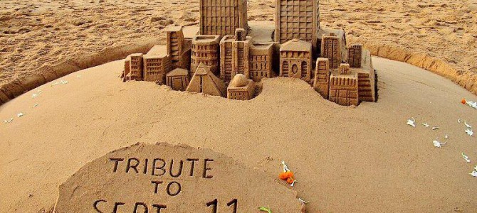 #NeverForget: Sudarshan Pattnaik remembers Sept 11 through his Sandart in Puri