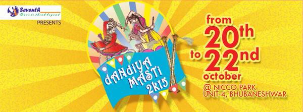 Dandia Masti 2015 at Nicco Park Bhubaneswar from October 20 to 22nd