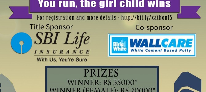 XIMB Bhubaneswar Presents X-athon ’15: ‘You run, the girl child wins’