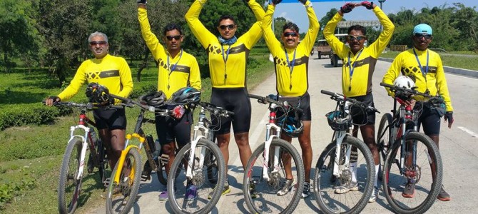Bhubaneswar to Bhutan Cycle Rally : Day 8 team reaches Jalpaigudi