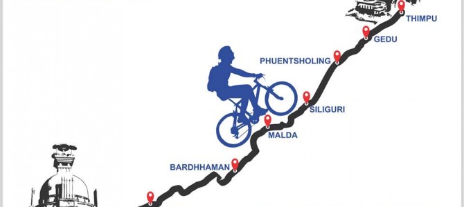 Wow A Cycle Trip from Bhubaneswar to Bhutan by city based cycling Enthusiasts