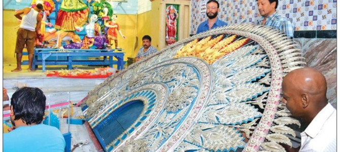 Cuttack Gets Ready with Chandi Medha aka Silver Filigree this Durga Puja