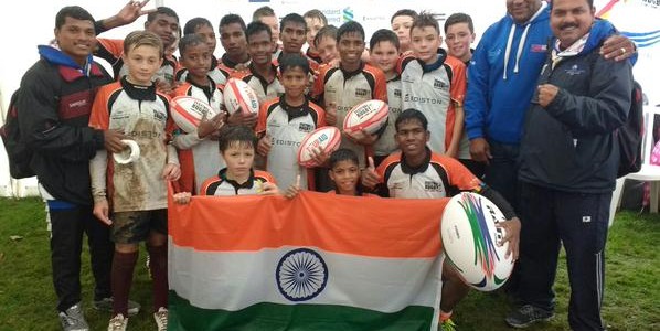 Rugby team from Bhubaneswar KISS representing India wins against 3 nations in London