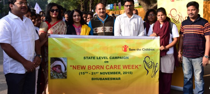 Save The Children organizes Mini Walkathon to mark the culmination of New Born Care Week 2015