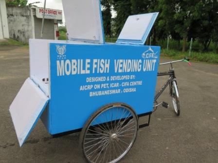 vending fish cart cifa advanced bhubaneswar based designs mobile extensive aquaculture freshwater institute central research come through its long two