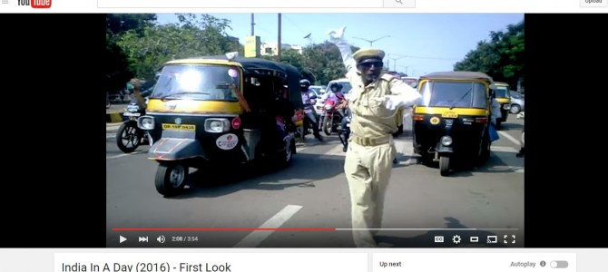Google asked Indians for To Film India in a day : video features bhubaneswar Traffic police Benudhar
