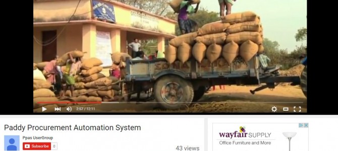 Paddy Procurement Automation System of Odisha wins National e-governance award in Nagpur