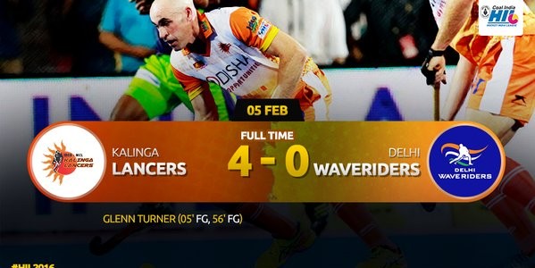 Kalinga Lancers rout Delhi Waveriders 4-0 in home ground bhubaneswar