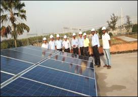 Pic-1-OPGC installed roof-top photolvoltaic