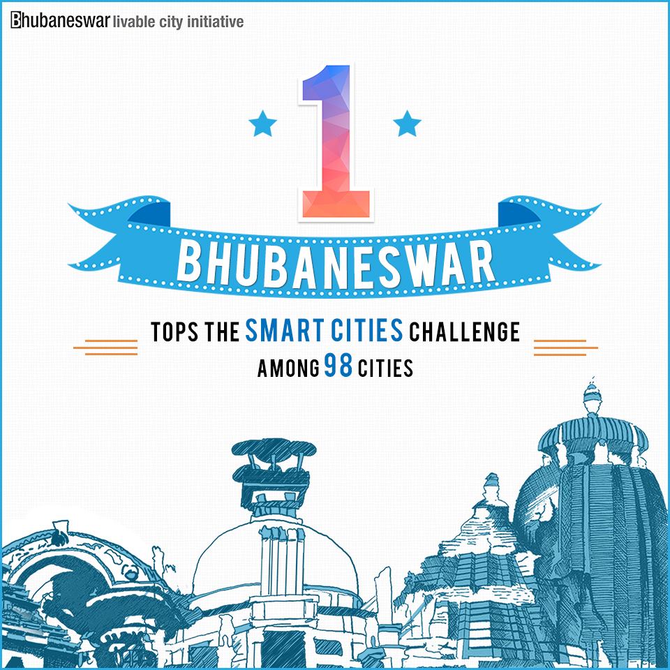 bhubaneswar tops smart city