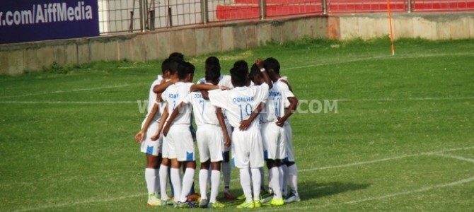 Best Grassroots program in Football Winner Odisha now in Finals of Sunjunior National champ