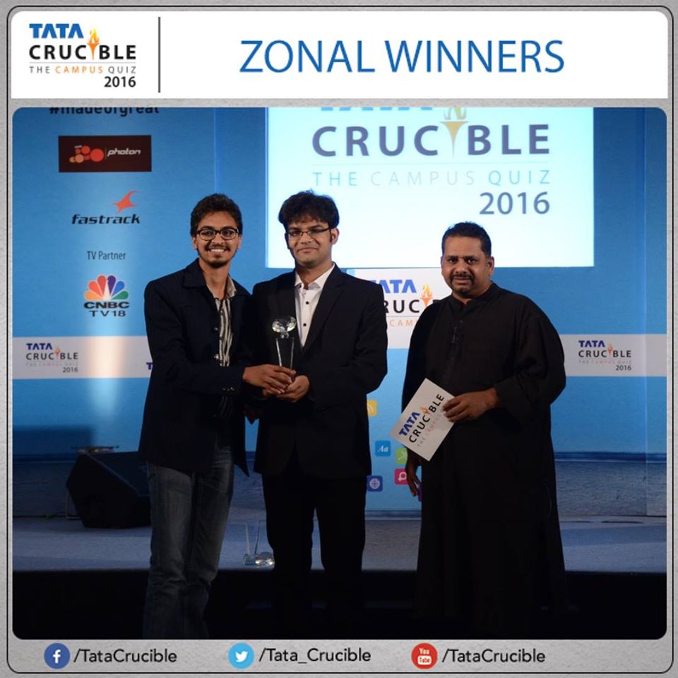 NIT rourkela wins Tata Crucible east zone 2016