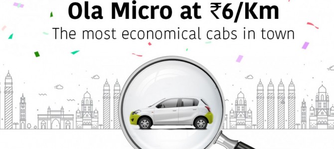 After UberAuto, now Olacabs makes Ola Micro available in bhubaneswar too
