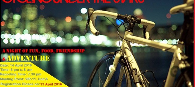 Bhubaneswar Cycling and Adventure Club tries to promote Overnight Cycling, continuous 12 hours