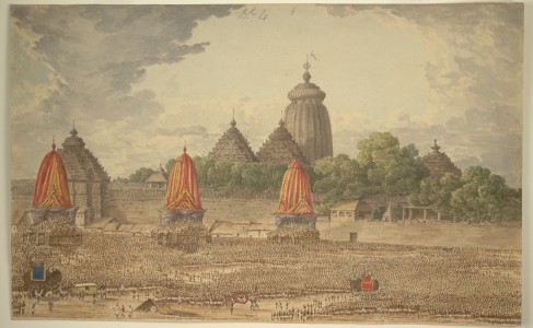 Depiction of Monuments and Lives in Odisha in 1820s in Water Colours by Jitu Mishra