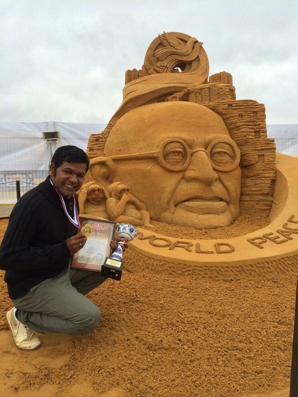 sudarsan moscow sandart win bbsrbuzz