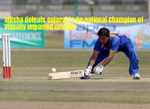Odisha blind cricket champion