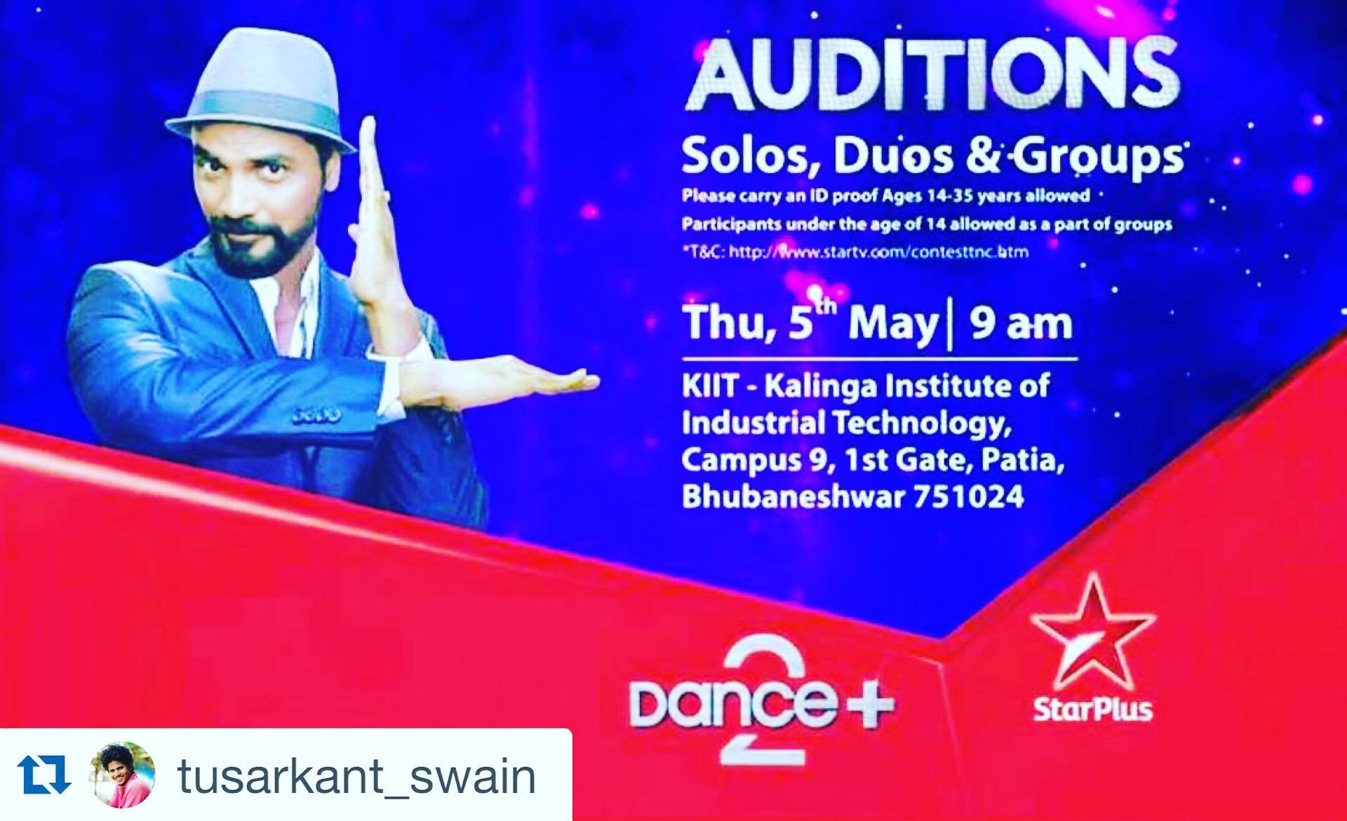 Star plus Dance plus audition bhubaneswar buzz2