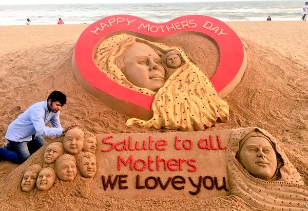 happy mothers day sandart sudarshan