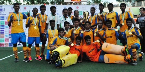 Hockey Gangpur Odisha wins 6th Hockey India Sub Junior Men National Championship 2016