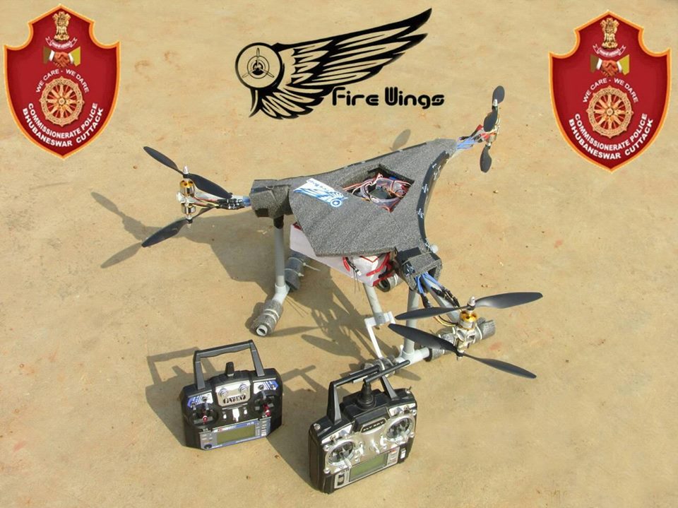 Odisha police Drones firewings