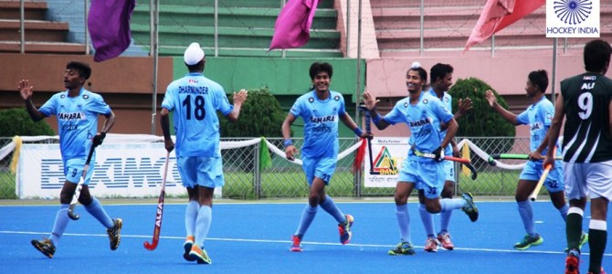 India U-18 Hockey Team led by Odisha boy Nilam Sanjeep Xess defeated Pakistan 3-1 in semifinal