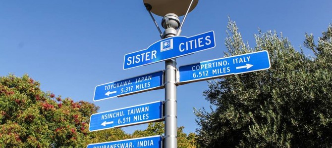 Nice to see Bhubaneswar Sign added in Cupertino California USA both being sister cities