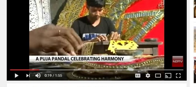 Watch the video of communal harmony in Cuttack for Durga Puja by NDTV