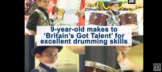 9 year old from Odisha made it to Britain Got Talent show for his drumming skills
